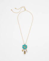 Chico's Outlet - Adjustable Flower Charm Pendant Necklace