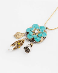 Chico's Outlet - Adjustable Flower Charm Pendant Necklace