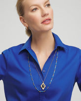 Chico's US - Double-Strand Sodalite Pendant Necklace