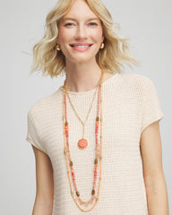 Chico's US - Convertible Beaded Pendant Necklace