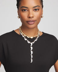 Chico's On Sale - Convertible Mixed-Metals Y-Necklace