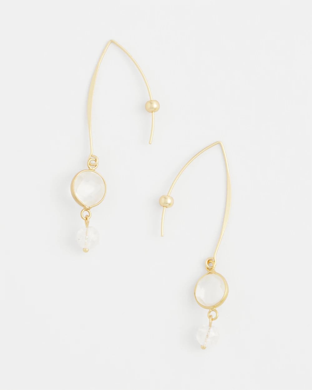 Chico's For Sale - No Droop® Quartz Crystal Threader Earrings