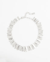 Chico's Silver Wave Collar Necklace