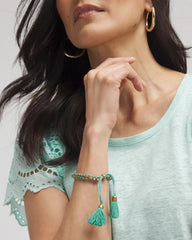 Chico's Outlet - Adjustable Thread Wrapped Bracelet