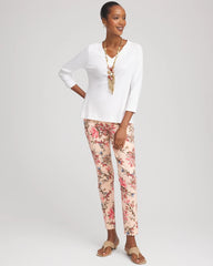 Chico's Online - Short Pima 3/4 Sleeve Tee