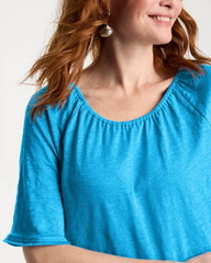 Chico's On Sale - Linen Fringed Tee