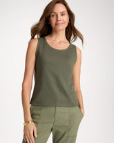 Chico's Online - Knit Gauze Tank