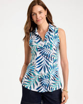 Chico's / Palm Collared Tunic Tank