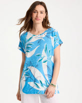 Chico's Discount - Printed Linen Button Tunic