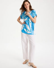 Chico's Discount - Printed Linen Button Tunic