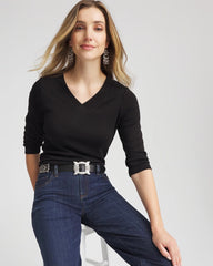 Chico's For Sale - Pima Cotton 3/4 Sleeve Tee