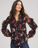 Chico's Online - Georgette Celtic Blooms Blouse