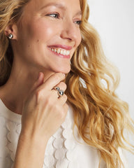 Chico's Discount - Curvy Silver Stretch Ring