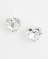 Chico's Outlet - Crystal Heart Gem Drop Earrings