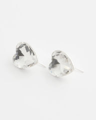 Chico's Outlet - Crystal Heart Gem Drop Earrings