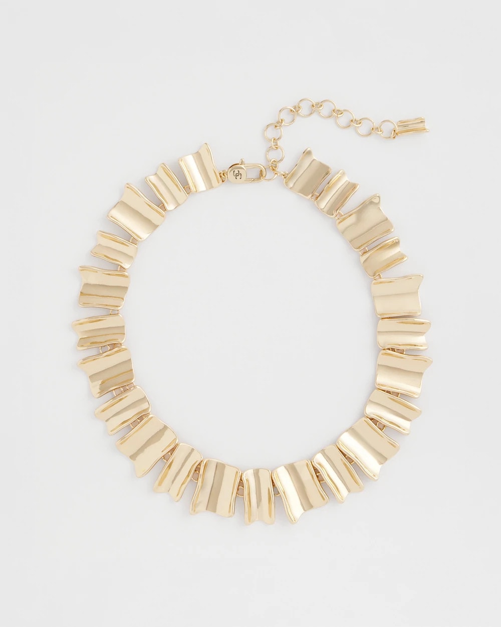 Chico's US - Gold Wave Collar Necklace