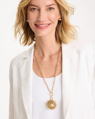 Chico's Discount - Reversible Swan Pendant Necklace