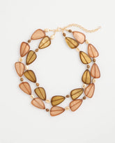 Chico's On Sale - Neutral Double Strand Geo Necklace