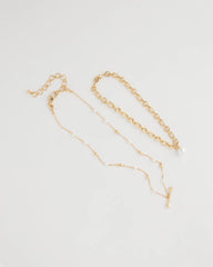 Chico's Outlet - Toggle Bar Pearl Pendant Necklace