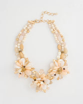 Chico's Online - Chico's Originals Neutral Floral Bib Necklace