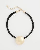 Chico's On Sale - Gold Pendant Cord Necklace