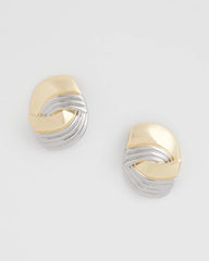 Chico's Outlet - Mixed Metal Stud Earrings