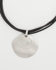Chico's US - Silver Pendant On Cord