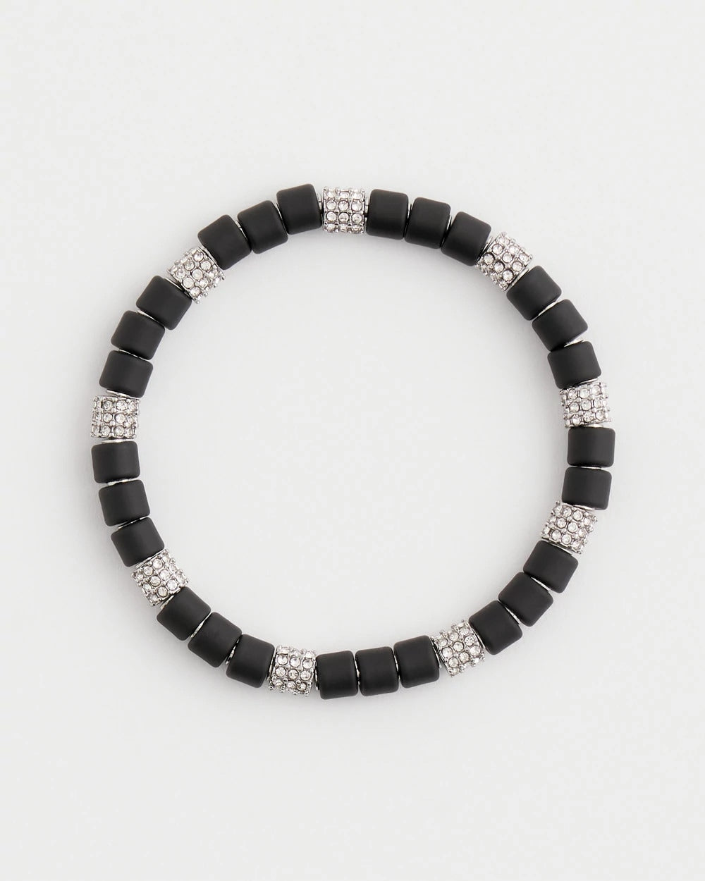Chico's For Sale - Black Barrel Bead Stretch Bracelet