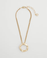 Chico's Short Circle Pendant