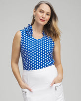 Chico's US - ® UPF Neema Dot Ruffle Tank