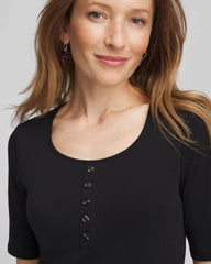 Chico's For Sale - Pima Cotton Henley Tee