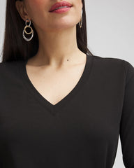 Chico's Outlet - 3/4 Sleeve Perfect Tee