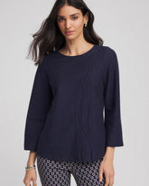 Chico's Discount - Denim Soutache Top