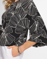 Chico's Online - Ginkgo Matte Jersey Bubble Hem Top