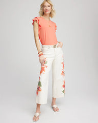 Chico's Sale - Touch of Cool™ Flutter Sleeve Tee