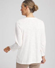 Chico's Online - Slub Splitneck Henley Tee