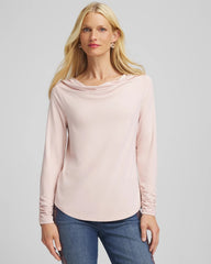 Chico's Discount - Cowlneck Long-Sleeved Tee