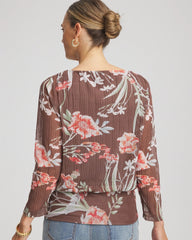 Chico's Sale - Textured Banded-Hem Top