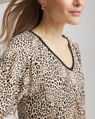 Chico's Online - Leopard Braided Linen Top