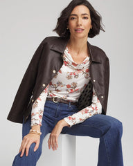 Chico's For Sale - Touch of Cool™ Long-Sleeved Cowlneck Tee