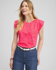 Chico's Discount - Island Tuck Sleeve Tee