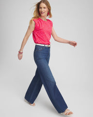 Chico's Discount - Island Tuck Sleeve Tee