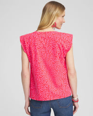 Chico's Discount - Island Tuck Sleeve Tee