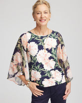 Chico's Discount - Georgette Angel-Sleeved Top