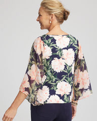 Chico's Discount - Georgette Angel-Sleeved Top