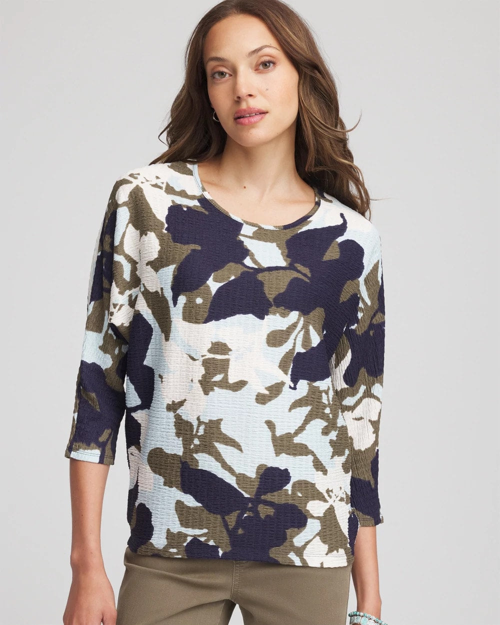 Chico's On Sale - Floral Wedge Top