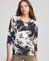 Chico's On Sale - Floral Wedge Top