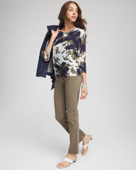 Chico's On Sale - Floral Wedge Top