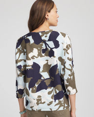Chico's On Sale - Floral Wedge Top