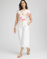 Chico's Sale - Touch of Cool™ Tropical Floral Dolman Tee